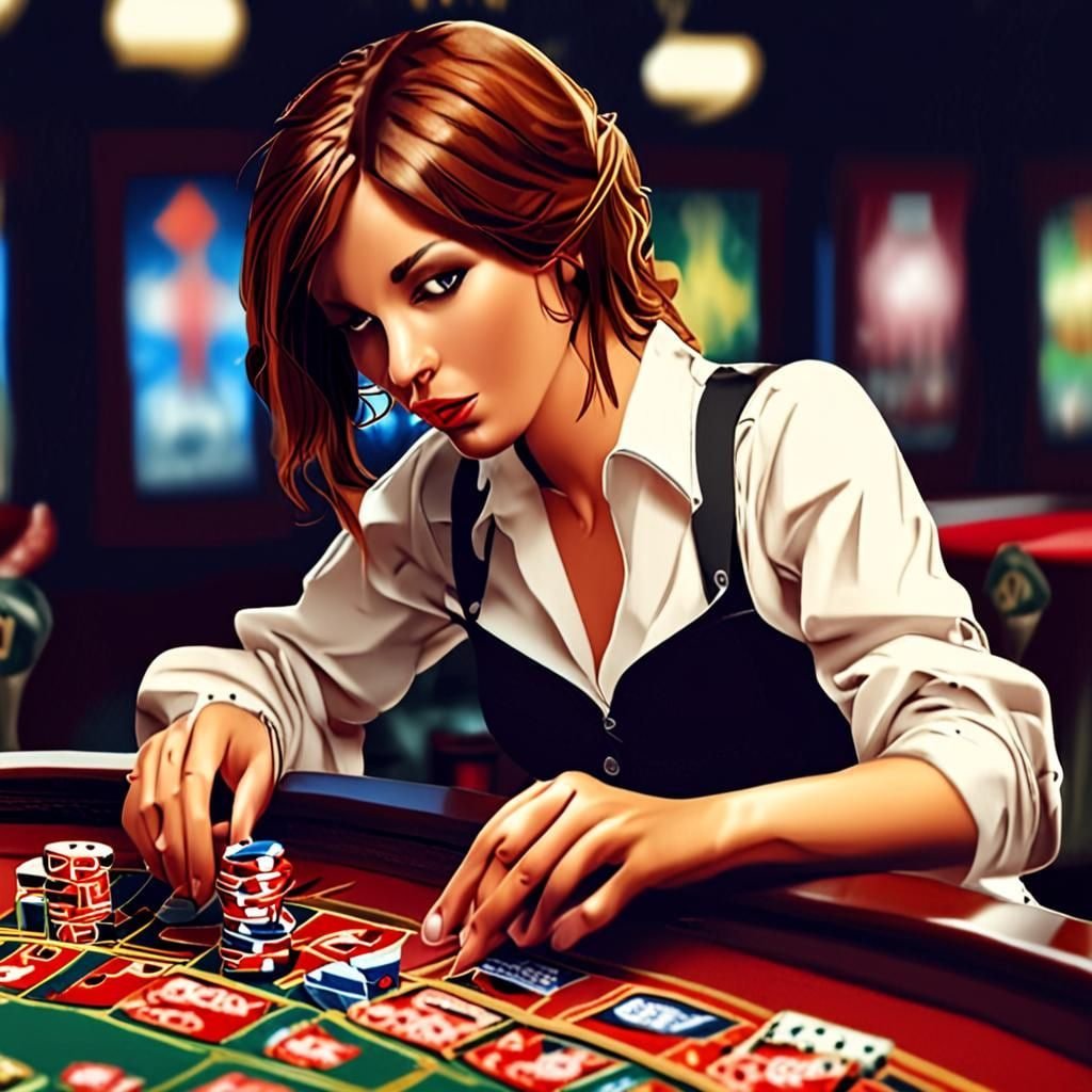 Studio live-dealer Dream Gaming dengan multi-kamera dan dealer profesional